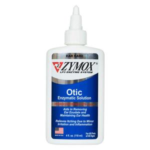 Zymox Otic Enzymatic Solution with Hydrocortisone 1.0% for Animal Use 4 oz - Item # 15666