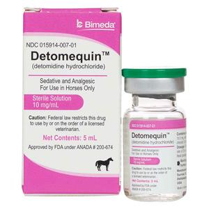 Detomidine Hydrochloride for Horses 5 ml - Item # 1568RX