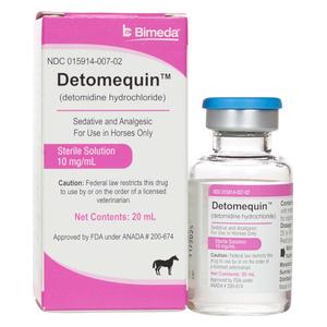 Detomidine Hydrochloride for Horses 20 ml - Item # 1569RX