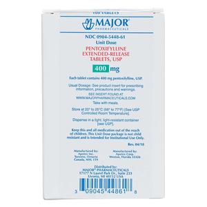 Pentoxifylline E.R. for Dogs, Cats and Horses 400 mg 100 ct - Item # 1570RX