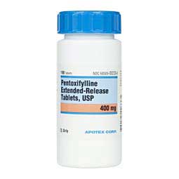 Pentoxifylline E.R. for Dogs, Cats, and Horses 400 mg 100 ct - Item # 1570RX