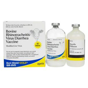 Bovi-Shield Gold IBR-BVD Cattle Vaccine 50 dose - Item # 15724