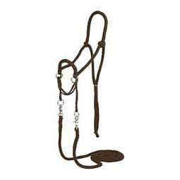 Poly Bitless Horse Headstall Brown - Item # 15734