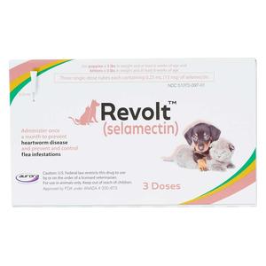 Revolt Selamectin for Puppies and Kittens 0-5 lbs 3 ct - Item # 1575RX