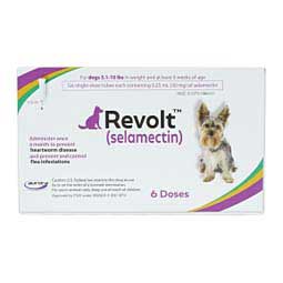 Revolt Selamectin for Dogs 5.1-10 lbs 6 ct - Item # 1578RX