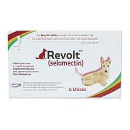 Revolt Selamectin for Dogs 20.1-40 lbs 6 ct - Item # 1580RX
