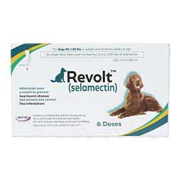Revolt Selamectin for Dogs 40.1-85 lbs 6 ct - Item # 1581RX