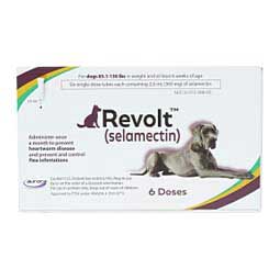 Revolt Selamectin for Dogs 85.1-130 lbs 6 ct - Item # 1582RX