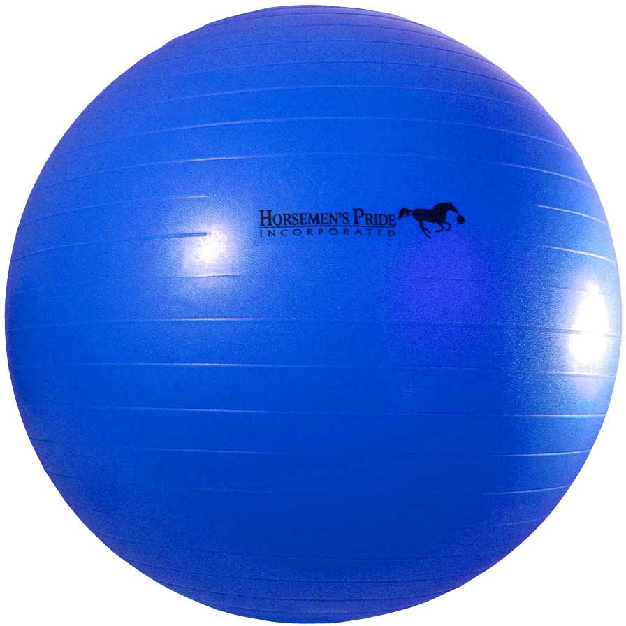 Horsemen's Pride 10" Horse Jolly Ball Blue New . 