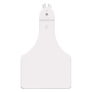 Allflex A-Tag Blank Calf ID Ear Tags White 25 ct - Item # 15898