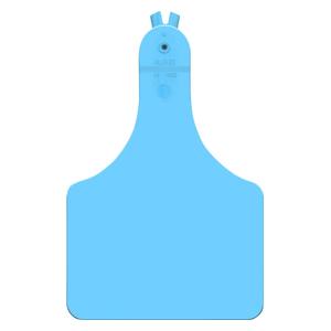 Allflex A-Tag Blank Cow ID Ear Tags Blue 25 ct - Item # 15899