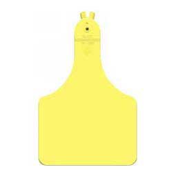 A-Tag Blank Cow ID Ear Tags Yellow 25 ct - Item # 15899