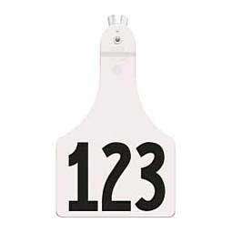 Allflex A-Tag Numbered Calf ID Ear Tags White - Item # 15900