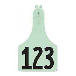 A-Tag Numbered Calf ID Ear Tags Green - Item # 15900