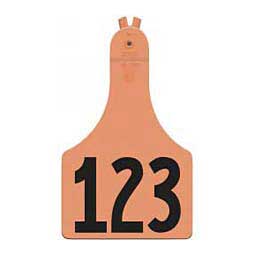 Allflex A-Tag Numbered Calf ID Ear Tags Orange - Item # 15900
