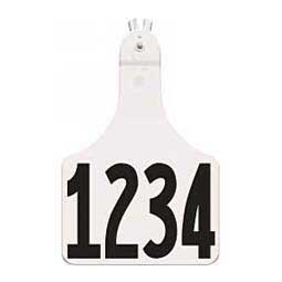 Allflex A-Tag Numbered Cow ID Ear Tags White - Item # 15901