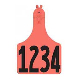 Allflex A-Tag Numbered Cow ID Ear Tags Red - Item # 15901