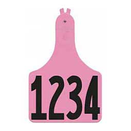Allflex A-Tag Numbered Cow ID Ear Tags Pink - Item # 15901