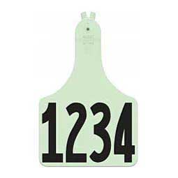 Allflex A-Tag Numbered Cow ID Ear Tags Green - Item # 15901