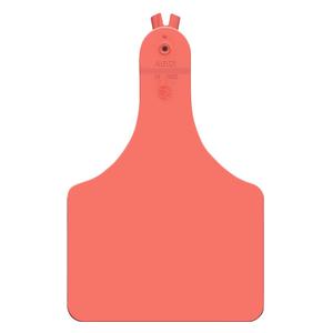 Allflex A-Tag Blank Cow ID Ear Tags Red 100 ct - Item # 15904