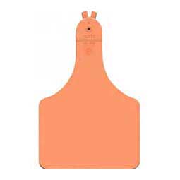 A-Tag Blank Cow ID Ear Tags Orange 100 ct - Item # 15904