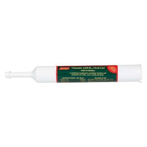Vitamin ADEB12 Oral Gel with Probiotics for Cattle,Calves, Sheep and Goats 300 ml - Item # 16034