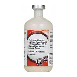 Bar-Vac 7/Somnus Cattle Vaccine 50 dose - Item # 16065