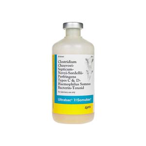 Ultrabac 7/Somubac Cattle Vaccine 50 dose - Item # 16067