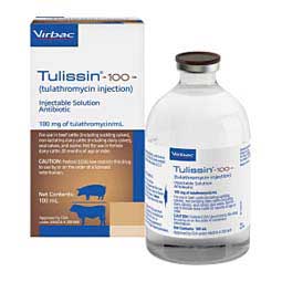 Tulissin 100 (tulathromycin injection) for Cattle and Swine 100 ml - Item # 1616RX