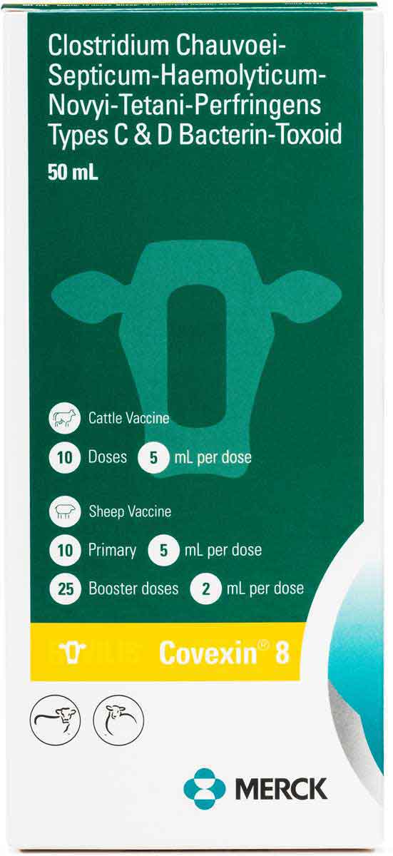 Covexin 8 Cattle Sheep Vaccine Merck - Tetanus | Vaccines ...