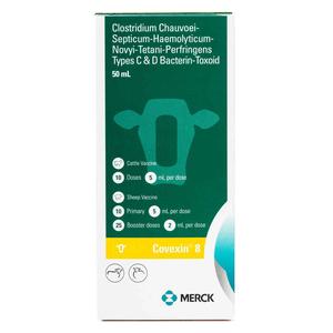 Bovilis Covexin 8 Cattle and Sheep Vaccine 50 ml/10 dose - Item # 16335