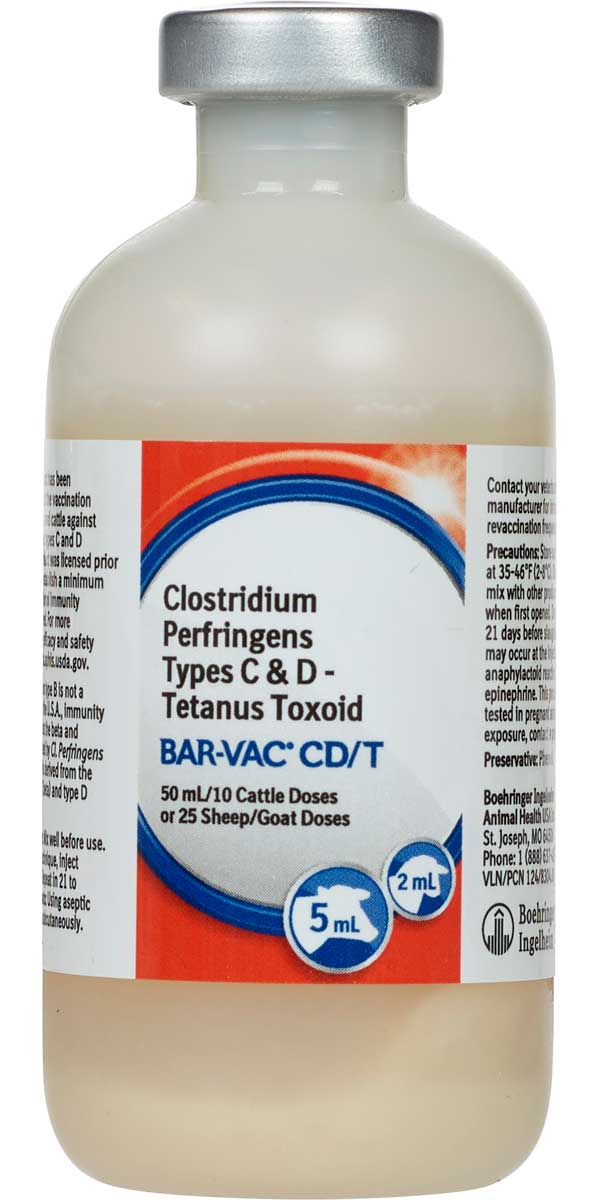Bar Vac CD T Cattle Sheep Goat Vaccine Boehringer Ingelheim Vaccines bar-vac-cd-t-cattle-sheep-goat-vaccine-boehringer-ingelheim-vaccines