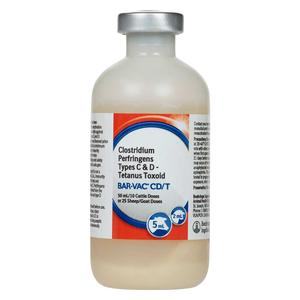Bar-Vac CD/T Cattle, Sheep and Goat Vaccine 50 ml - Item # 16342