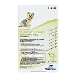 Midamox Topical Solution for Dogs 6 ct (3-9 lbs) - Item # 1634RX