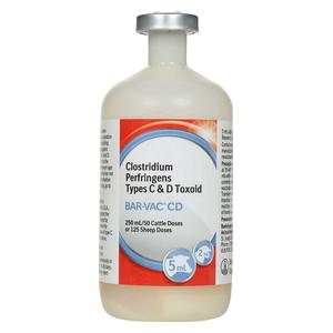 Bar-Vac CD Cattle and Sheep Vaccine 250 ml - Item # 16359