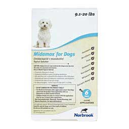 Midamox Topical Solution for Dogs 6 ct (9.1-20 lbs) - Item # 1635RX