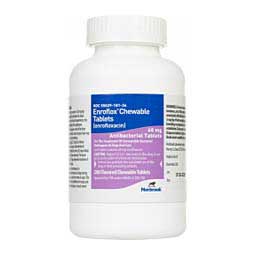 Enroflox Antibacterial Chewable Tablets for Dogs and Cats 68 mg/200 ct - Item # 1643RX