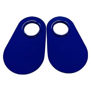 Blank Cattle ID Neck Tags Blue - Item # 16443