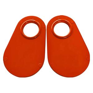 Blank Cattle ID Neck Tags Orange - Item # 16443