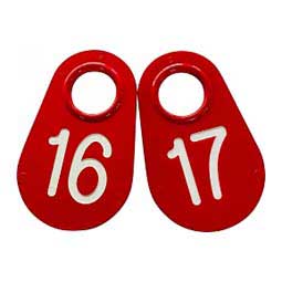 Nylon Tags Red - Item # 16444