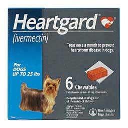 Heartgard for Dogs up to 25 lbs 6 ct - Item # 164RX