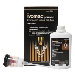 Ivomec Pour-On Parasiticide for Cattle 250 ml - Item # 16532