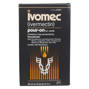 Ivomec Pour-On Parasiticide for Cattle 2.5 liter - Item # 16534