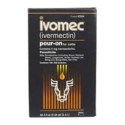 Ivomec Pour-On Parasiticide for Cattle 2.5 L - Item # 16534