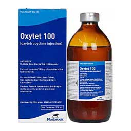 Oxytet 100 (Oxytetracycline) for Cattle 500 ml (California Rx Only) - Item # 1658RX