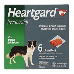 Heartgard for Dogs 26-50 lbs 6 ct - Item # 165RX