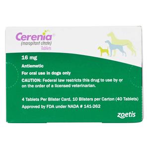 Cerenia for Dogs 16 mg 40 ct - Item # 1662RX
