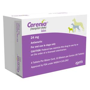 Cerenia for Dogs 24 mg 40 ct - Item # 1663RX