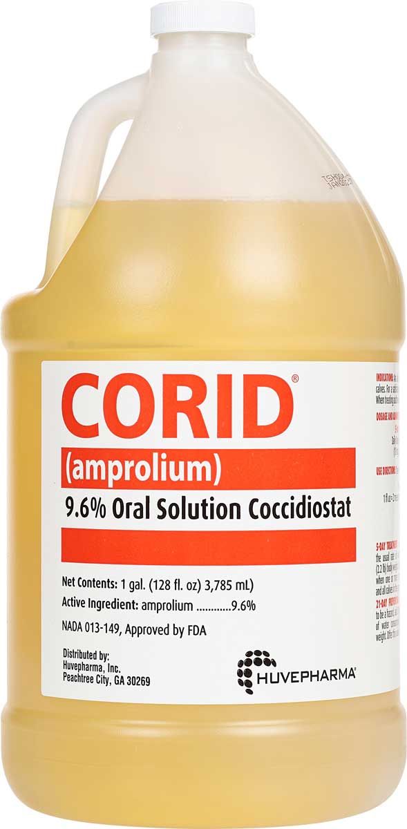 Valley Vet - Corid 9.6% Oral Solution Coccidiostat for Calves ...