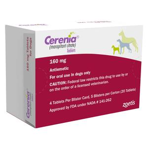 Cerenia for Dogs 160 mg 20 ct - Item # 1665RX